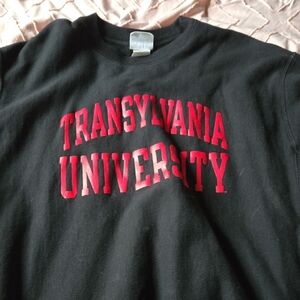 Champion Black and Red Transylvania University Sweatshirt